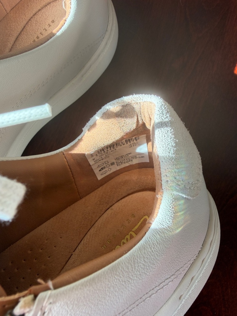Women's Clarks, Nalle Lace Sneaker Size 9 - Picture 7 of 7